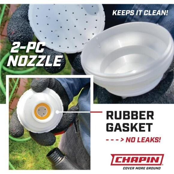 Chapin 2 Gallon Watering Can Indoor Outdoor Garden Plants Recycled Plastic - Picture 4 of 7